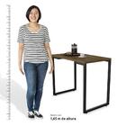 Mesa De Cozinha Bistrô Porto Castanho 120cm Com 4 Banquetas I