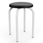 Mesa De Cozinha Bistrô Porto Preto 90cm Com 2 Banquetas Indus