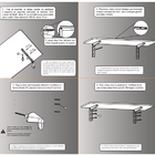 Mesa De Cozinha Dobrável Mds Preta (90x40 Cm)