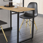 Mesa De Cozinha Industrial Porto Natural 90 Cm Com 02 Cadeira