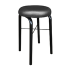 Mesa De Cozinha Industrial Porto Preto 120 Cm Com 02 Banqueta