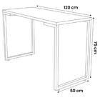 Mesa De Cozinha Multiuso Lanche Rápido Estilo Industrial 120x