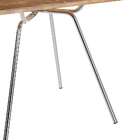 Mesa De Cozinha Quadrada Native E Cromada 90 Cm