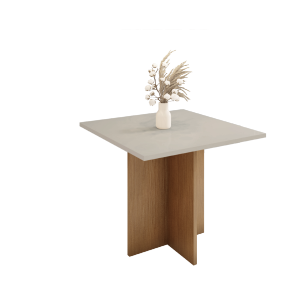 Mesa de Cozinha Retangular para 4 Lugares Sala Jantar Madeira