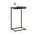 Mesa De Encaixe Para Sofá Imbuia