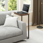 Mesa De Encaixe Para Sofá Noce