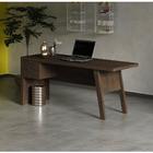 Mesa De Escritório 1,63m Com 2 Gavetas Tecno Mobili  - Rústi