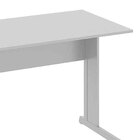 Mesa De Escritório 135cm Web Office Cinza