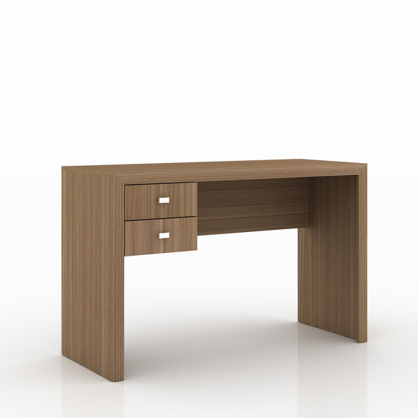 Mesa de Escritório 2 Gavetas Amêndoa Tecno Mobili