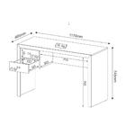 Mesa De Escritório 2 Gavetas Tecno Mobili - Rústico