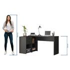 Mesa De Escritório 2 Gavetas Xangai Notável Preto