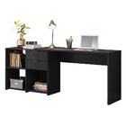 Mesa De Escritório 2 Gavetas Xangai Notável Preto