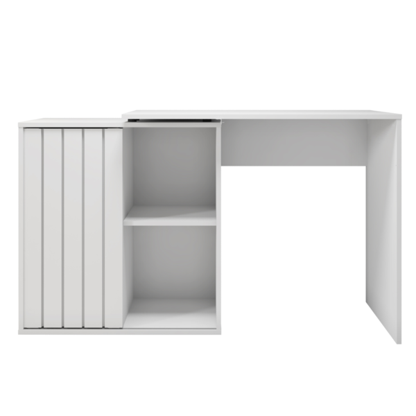 Mesa de Escritório 75x140x45,1cm Branco MDP Smart Caemmun