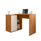 Mesa de Escritório 75x140x45,1cm Freijo-Off White MDP Smart Caemmun