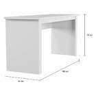 Mesa De Escritório Baker Branca