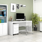 Mesa de Escritório Branca Tecno Mobili