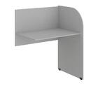 Mesa De Escritório Call Center Completo Cinza Com Cinza