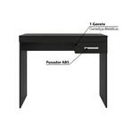 Mesa De Escritório Com 1 Gaveta - Preto