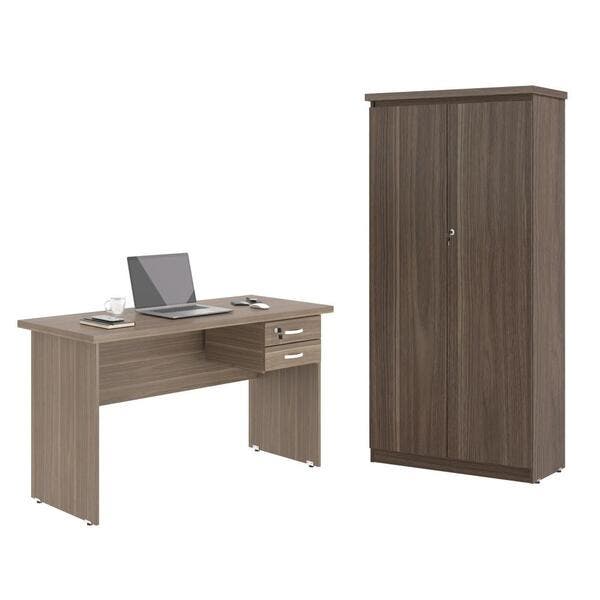 Mesa De Escritorio Com Armário 2 Portas Pampulha Affara | Leroy Merlin