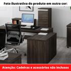 Mesa De Escritório Com Balcão E Prateleiras Pe50 Em Mdp 160 X