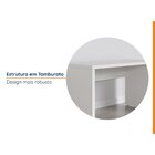 Mesa De Escritório Com Canaleta Para Fios Ficus 135cm Cabecas