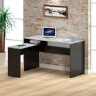 Mesa De Escritório Com Mesa Auxiliar New City 1 Gv Cinza E Pr