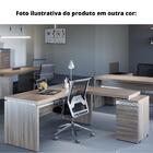 Mesa De Escritório Complemento 106 X 50 Cm Pé Gaveteiro 3 Gav