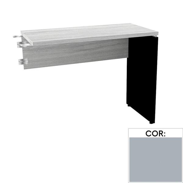 Mesa De Escritório Complemento 90 X 45 Cm Pé Painel Pe25 Em M