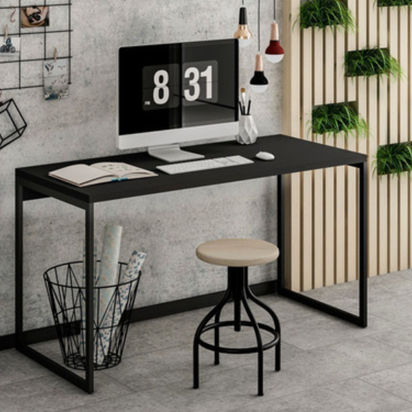 Mesa De Escritório Computador Industrial 1,35m Netmobil - Pre