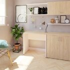 Mesa De Escritório Corp 25mm 100cm Bramov Móveis Branca/geneve