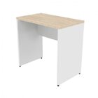 Mesa De Escritório Corp 25mm 100cm Bramov Móveis Branca/geneve