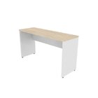 Mesa De Escritório Corp 25mm 130cm Bramov Móveis Branca/geneve
