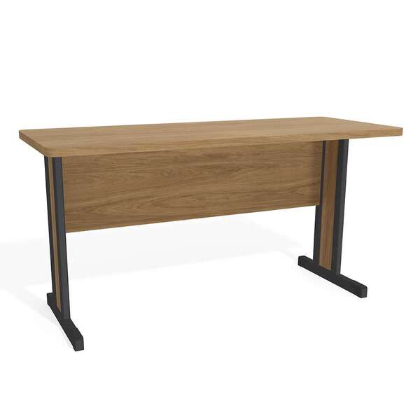 Mesa De Escritório Diretor Versátil Marrom