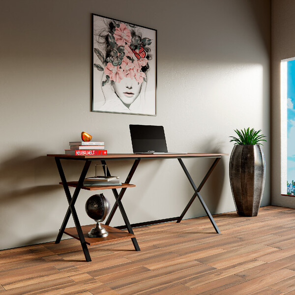 Mesa De Escritorio E Quarto Gamer Estilo Industrial Home Offi