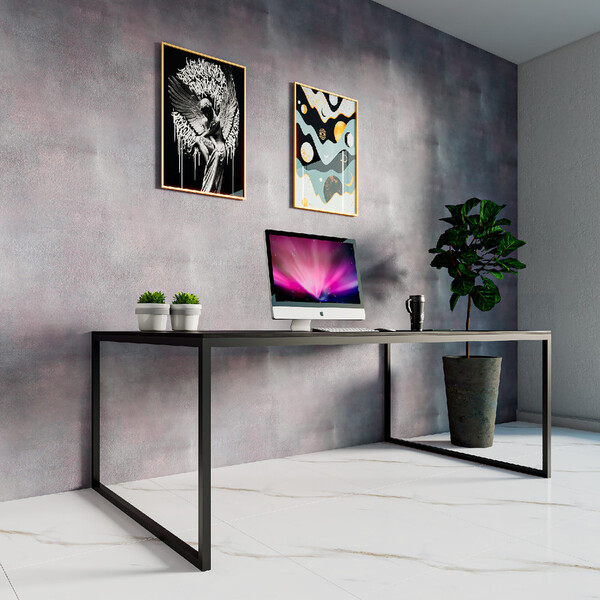 Mesa De Escritorio E Quarto Gamer Estilo Industrial Home Offi