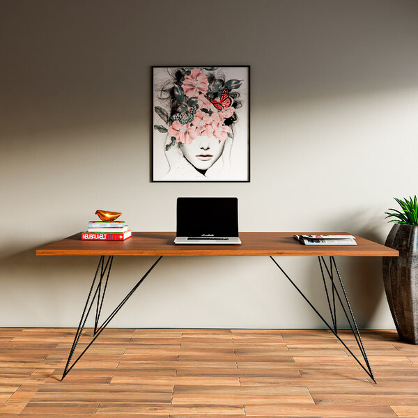 Mesa De Escritorio E Quarto Gamer Estilo Industrial Home Offi