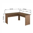Mesa De Escritório Em L 1 50m Tampo 25mm 12153 Ative Artesano