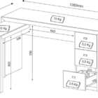 Mesa De Escritório Em L 3 Gavetas Me4101 Tecno Mobili - Amênd