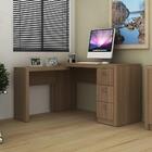 Mesa De Escritório Em L 3 Gavetas Me4101 Tecno Mobili - Amênd