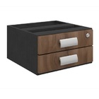 Mesa De Escritório Em L Cor Nature/preto (mesa Reta 170 Cm +