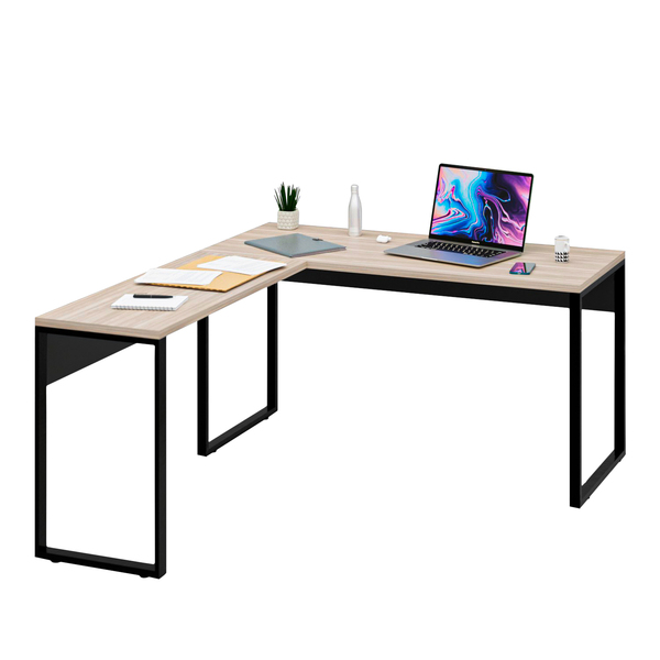 Mesa De Escritório Em L Industrial 1,50x1,50 Netmobil - Dubai