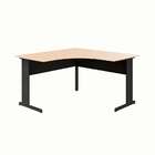 Mesa De Escritório Em L New City Calvi E Preta 135 Cm