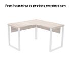 Mesa De Escritório Em L Pé Tubular Pe25 Em Mdp 125 X 125 X 60