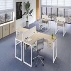 Mesa De Escritório Em L Pé Tubular Pe25 Em Mdp 155 X 155 X 60