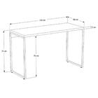 Mesa De Escritório Escrivaninha 120cm Dynamica Industrial C08