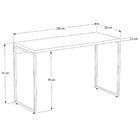 Mesa De Escritório Escrivaninha 120cm Dynamica Industrial C08