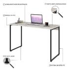 Mesa De Escritório Escrivaninha 120cm Dynamica Industrial C08