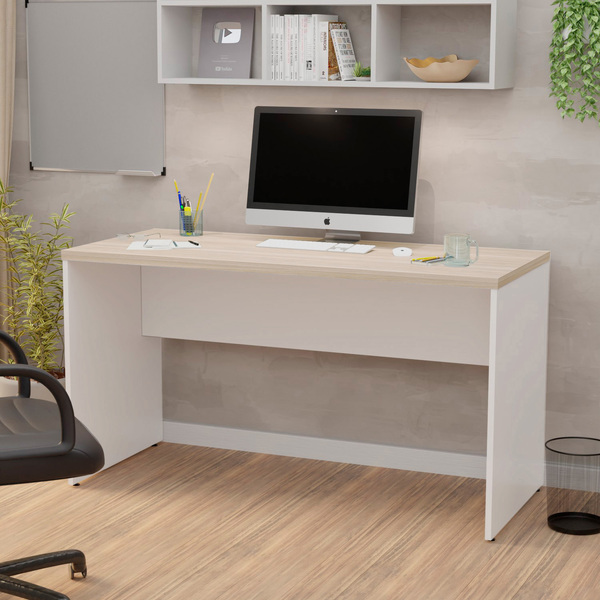 Mesa De Escritório Escrivaninha 1.40x60 Tampo 30mm Netmobil -