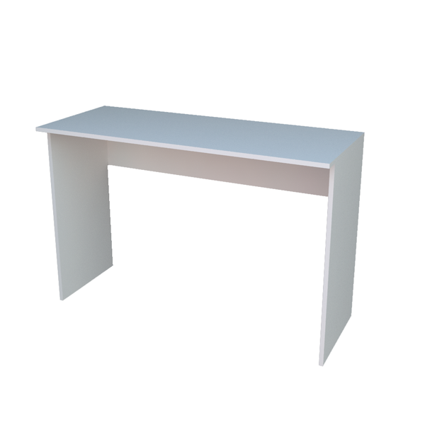 Mesa De Escritório Escrivaninha Catar 110x44cm  Branco