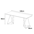 Mesa De Escritório Escrivaninha Cavalete Bela Vista Cobre E V